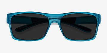 Bleu Game -  Plastique Lunettes de soleil