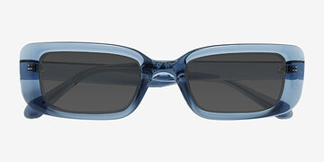 Bleu Norrie -  Plastique Lunettes de soleil