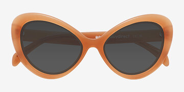 Brun Babe -  Plastique Lunettes de soleil