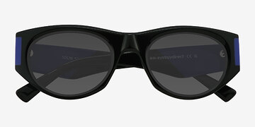 Black Solin -  Acetate Sunglasses