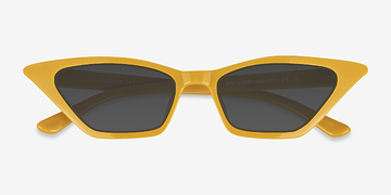 Jaune Inspira -  Plastique Lunettes de soleil