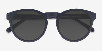 Matte Navy Taylor -  Plastique Lunettes de soleil