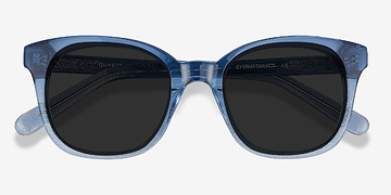 Bleu Quartz -  Acétate Lunettes de soleil