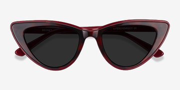 Burgundy Tortoise Secret -  Acétate Lunettes de soleil
