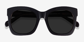 Dark Coffee Claudette -  Acetate Sunglasses