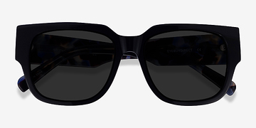 Black Floral Selene -  Acétate Lunettes de soleil