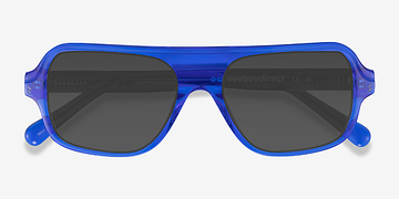 Crystal Blue Felix -  Acetate Sunglasses