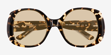 Dark Spotty Tortoise Bernadette -  Acetate Sunglasses