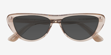 Crystal Gray  Cayla -  Acetate Sunglasses