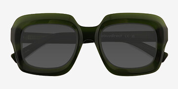 Clear Green Chirico -  Eco Friendly Sunglasses