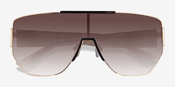 Doré Portal -  Métal Lunettes de soleil