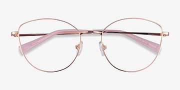 Rose Gold Mandolin -  Titanium Eyeglasses