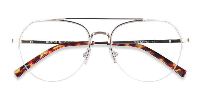 Doré Breathe -  Vintage Métal Lunettes de vue