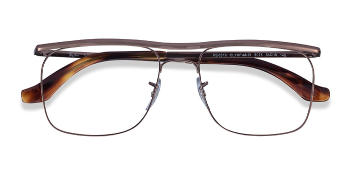 Brun Ray-Ban RB6519 -  Classiques Métal Lunettes de vue