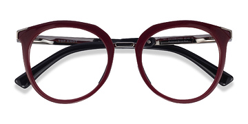 Red & Silver Oakley Top Knot -  Métal Lunettes de vue