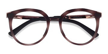 Matte Rose & Tortoise Oakley Top Knot -  Métal Lunettes de vue