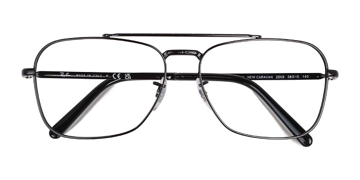 Noir Ray-Ban RB3636V -  Métal Lunettes de vue
