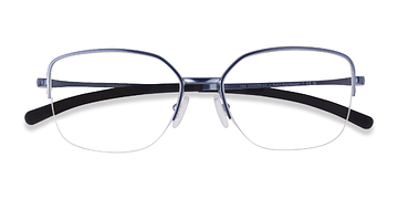 Satin Blue Oakley Moonglow -  Métal Lunettes de vue