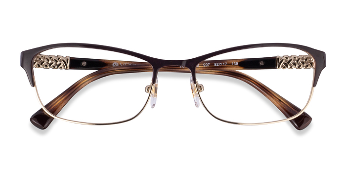 Brown Pale Gold Vogue Eyewear VO4057B -  Métal Lunettes de vue