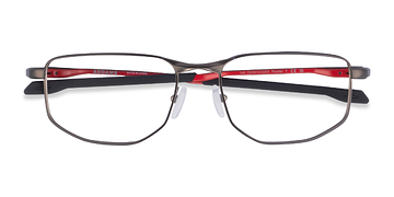 Brown Gunmetal Oakley Addams -  Métal Lunettes de vue