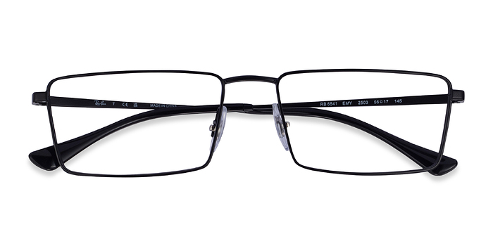 Matte Black Ray-Ban RB6541 Emy -  Métal Lunettes de vue