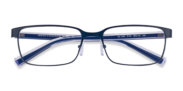 Bleu marine  Armani Exchange AX1042 -  Métal Lunettes de vue