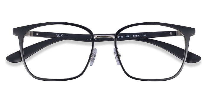 Noir Ray-Ban RB6486 Liteforce -  Métal Lunettes de vue