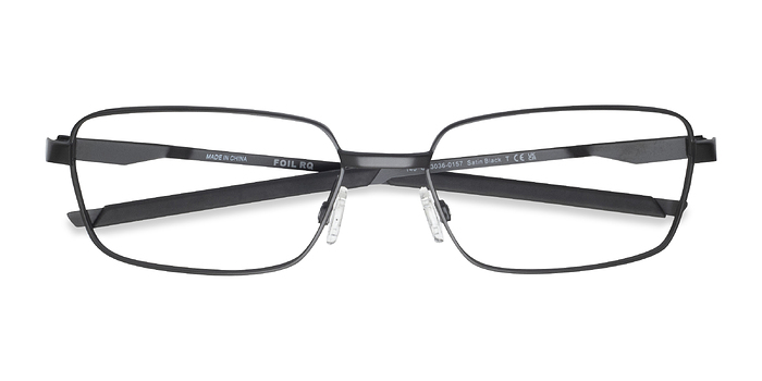 Satin Black Oakley Foil RQ -  Métal Lunettes de vue