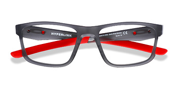 Satin Gray Smoke Oakley Hyperlink -  Plastique Lunettes de vue