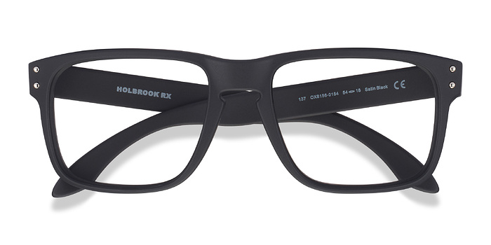 Satin Black Oakley Holbrook Rx -  Plastique Lunettes de vue