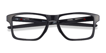 Polished Black Oakley Chamfer Squared -  Plastique Lunettes de vue