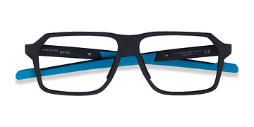 Black & Blue Oakley Bevel -  Plastique Lunettes de vue