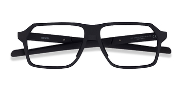 Noir Oakley Bevel -  Plastique Lunettes de vue