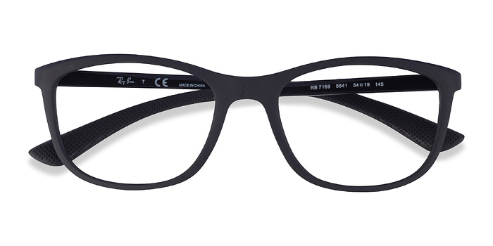 Matte Black Ray-Ban RB7169 -  Plastique Lunettes de vue
