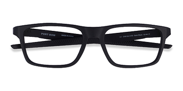 Satin Black Oakley Port Bow -  Plastique Lunettes de vue