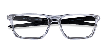 Polished Clear Oakley Port Bow -  Plastique Lunettes de vue