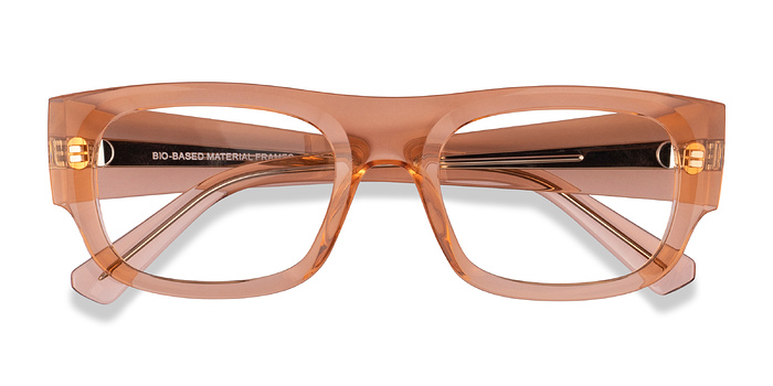 Transparent Orange Ray-Ban RB7218 Kristin -  Plastique Lunettes de vue