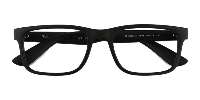 Matte Black Ray-Ban RB7232M -  Plastique Lunettes de vue