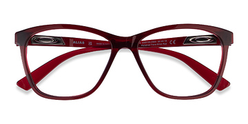 Clear Red Oakley Alias -  Plastique Lunettes de vue
