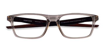 Brun Oakley Port Bow -  Plastique Lunettes de vue