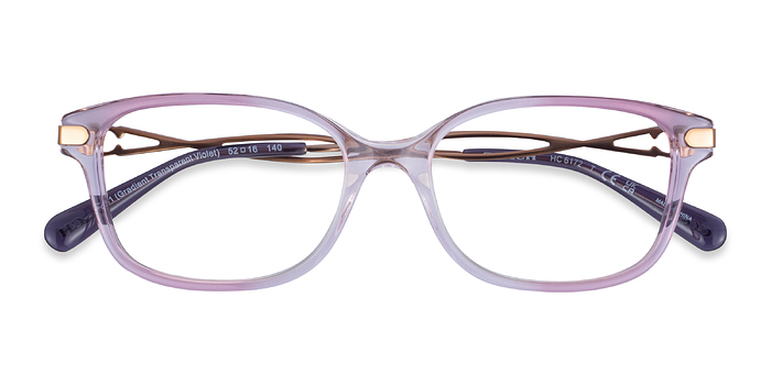 Gradient Transparent Purple Coach HC6172 -  Acétate Lunettes de vue