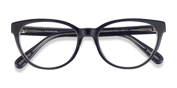 Transparent Gray Coach HC6210U -  Acétate Lunettes de vue