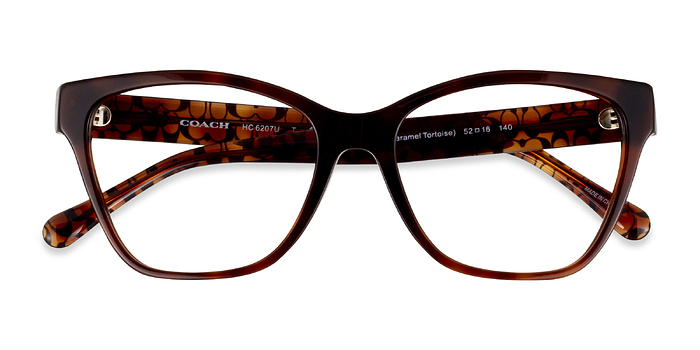 Caramel Tortoise Coach HC6207U -  Acétate Lunettes de vue