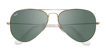 Doré Ray-Ban RB3025 -  Métal Lunettes de soleil