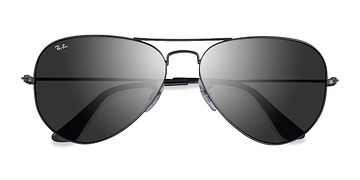 Noir Ray-Ban RB3025 -  Métal Lunettes de soleil