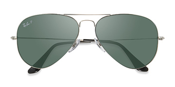 Argenté Ray-Ban RB3025 -  Métal Lunettes de soleil