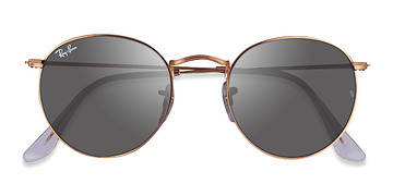 Or rose Ray-Ban RB3447 -  Métal Lunettes de soleil