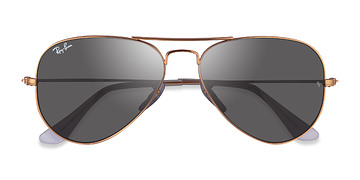 Or rose Ray-Ban RB3025 -  Métal Lunettes de soleil