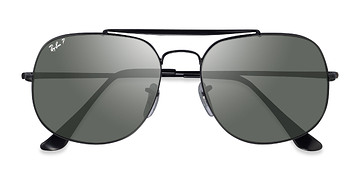 Noir Ray-Ban RB3561 The General -  Métal Lunettes de soleil
