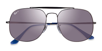 Gunmetal Ray-Ban RB3561 The General -  Métal Lunettes de soleil